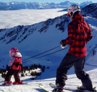 Lil' Ripper Gripper Ski & Snowboard Harness-Mountain Baby