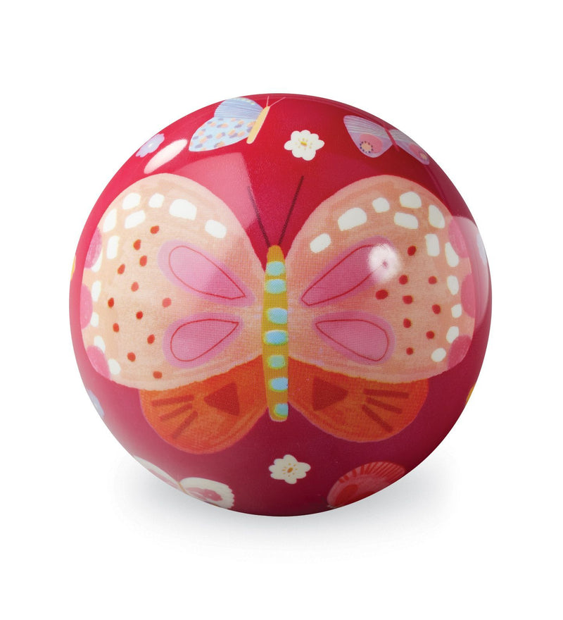 Crocodile Creek PVC Playball 4" - Butterfly Garden-Mountain Baby