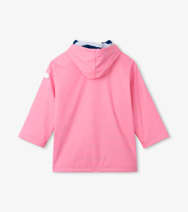 Hatley Zip Up Raincoat - Pink-Mountain Baby