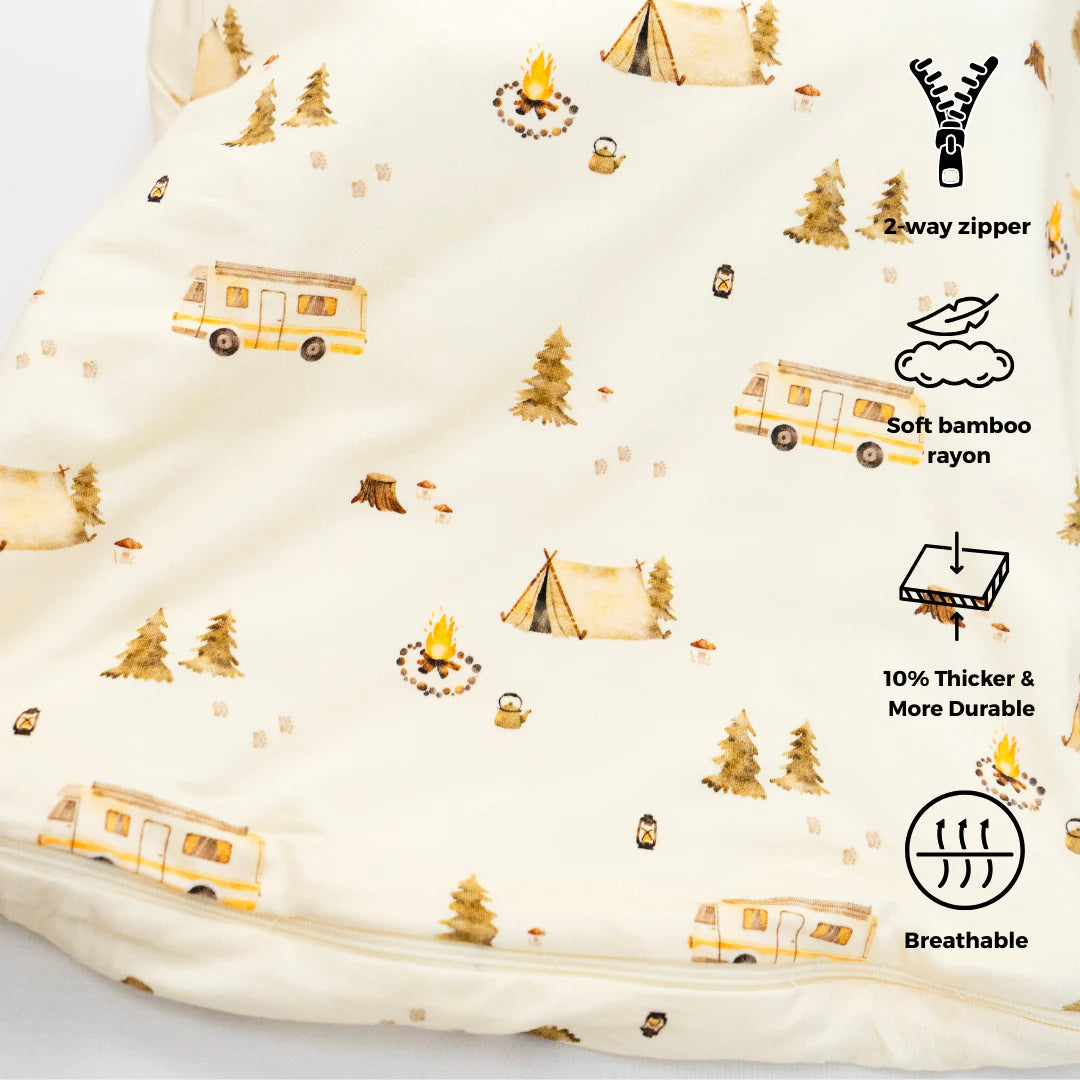 Belan.J Bamboo Sleep Bag 1.0 TOG - Day Camp-Mountain Baby
