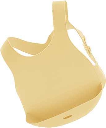 Minikoioi Silicone Flexi Bib - Mellow Yellow-Mountain Baby