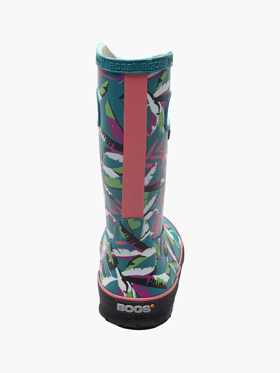 Bogs Rain Boots - Palm Duo Dark Turquoise-Mountain Baby