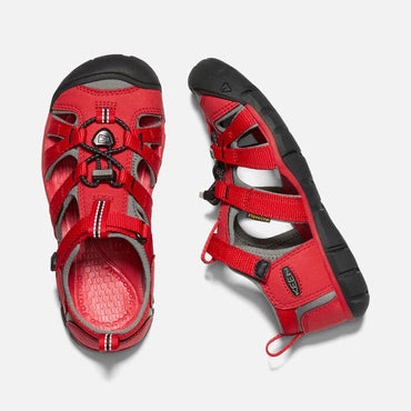 Keen Seacamp 2 Sandal - Racing Red/Gargoyle-Mountain Baby