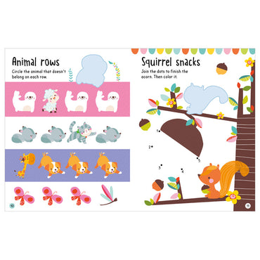 Activity Sticker Book - Big Stickers For Little Hands - Teal-Mountain Baby