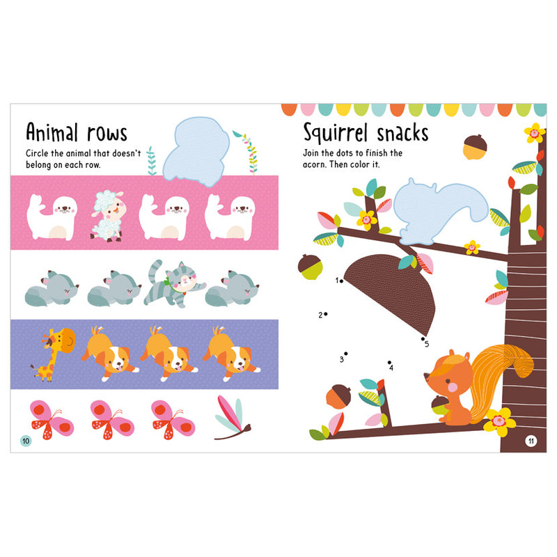 Activity Sticker Book - Big Stickers For Little Hands - Teal-Mountain Baby