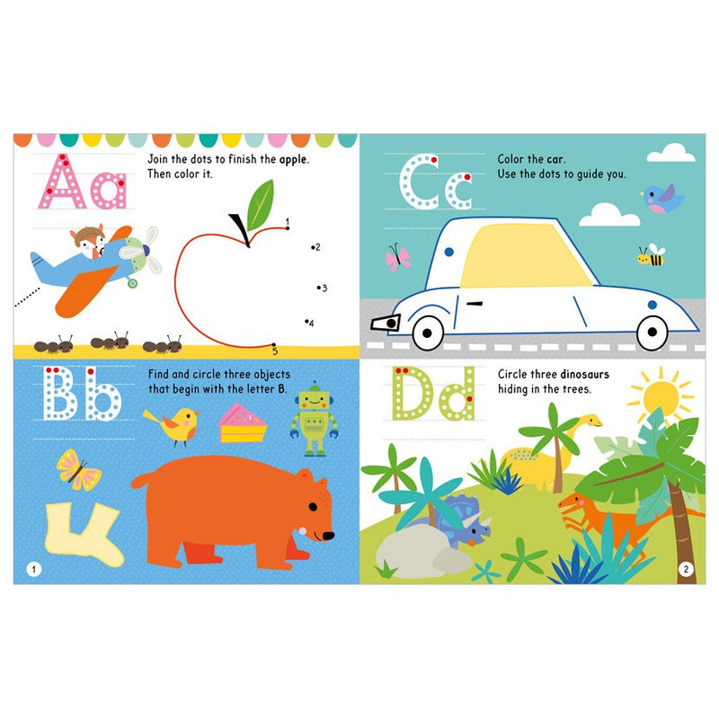 Activity Sticker Book - Big Stickers For Little Hands - Red-Mountain Baby
