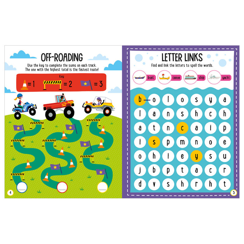 Activity Sticker Book - Big Trucks-Mountain Baby
