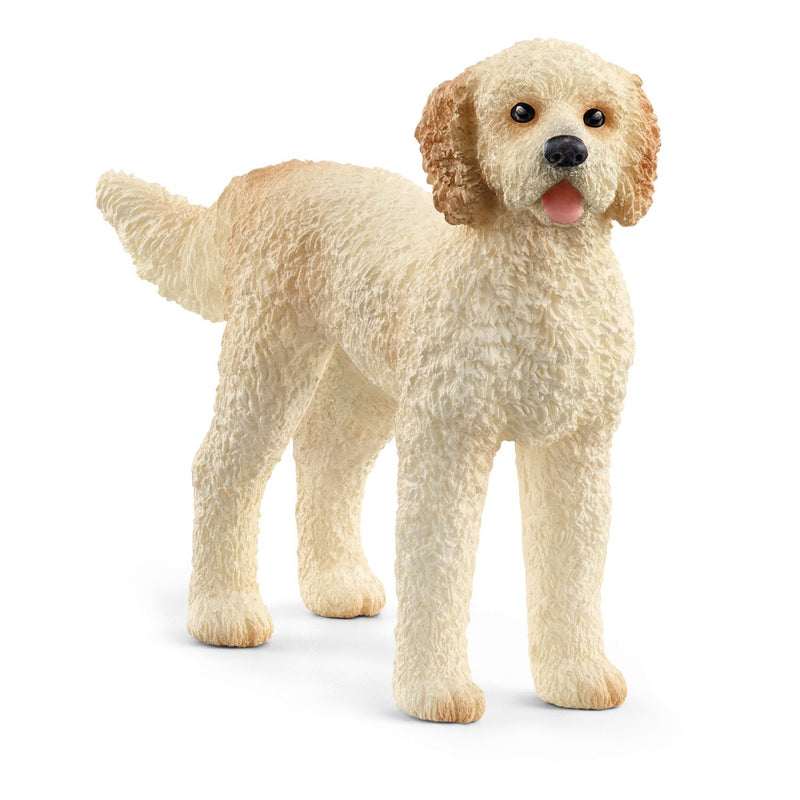 Schleich Animal Figurine - Goldendoodle-Mountain Baby