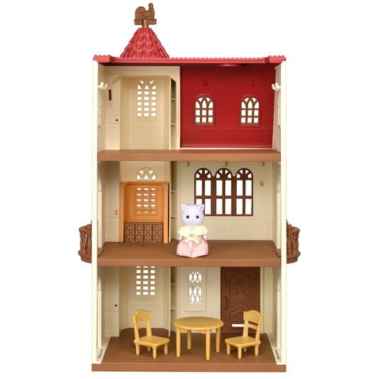Calico Critters - Red Roof Tower Home-Mountain Baby