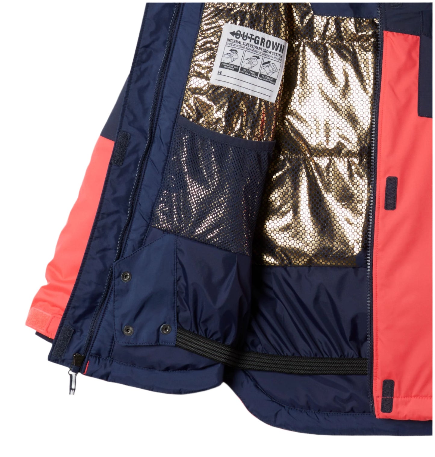 Columbia Jacket - Mighty Mogul 2 (Youth) - Neon Sunrise/Nocturnal-Mountain Baby