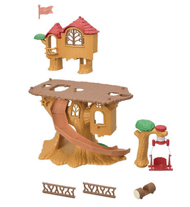 Calico Critters - Adventure Tree House Gift Set (Sm)-Mountain Baby