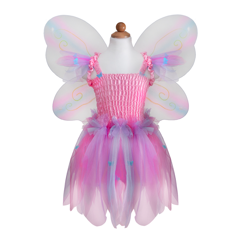 Great Pretenders Costumes - Butterfly Dress w/ Wings & Wand - Pink-Mountain Baby