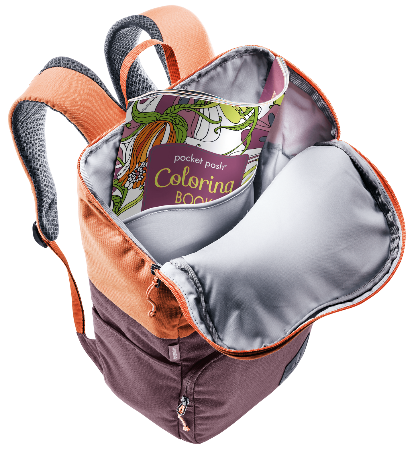 Deuter Backpack - Overday - Aubergine/Sienna-Mountain Baby