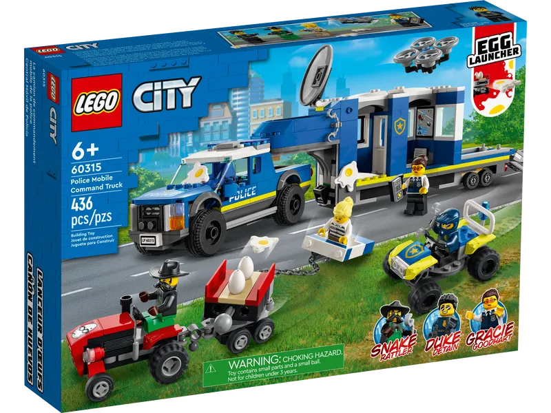 Lego City Police Mobile Command Truck 60315 Mountain Baby