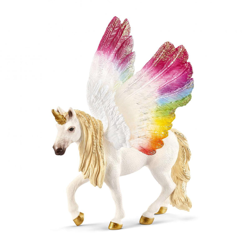 Schleich Bayala Series - Winged Rainbow Unicorn-Mountain Baby