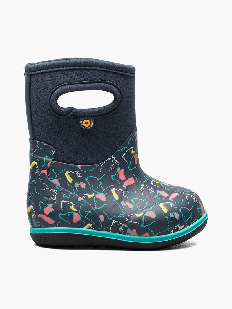 Bogs Winter Boots - Baby Classic - Pets Navy-Mountain Baby