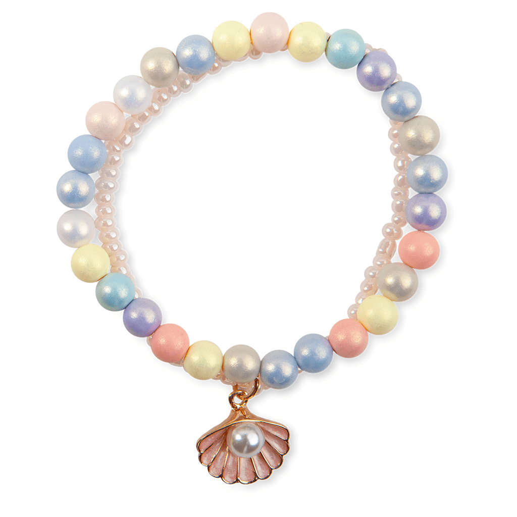 Great Pretenders Jewelry - Boutique Pastel Shell Bracelet-Mountain Baby