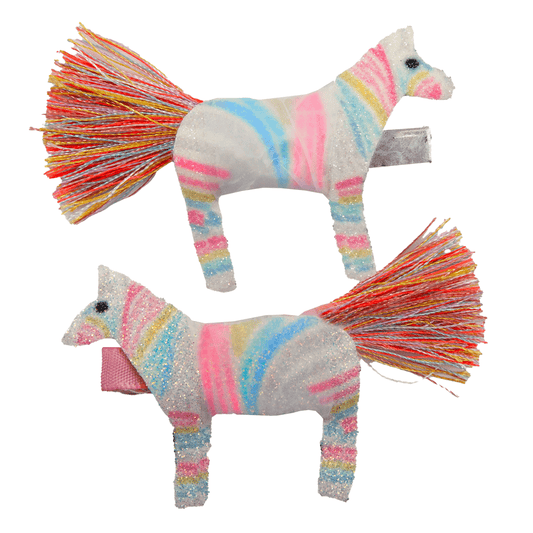 Great Pretenders Jewelry - Boutique Diva Zebra Hairclip 2pk-Mountain Baby