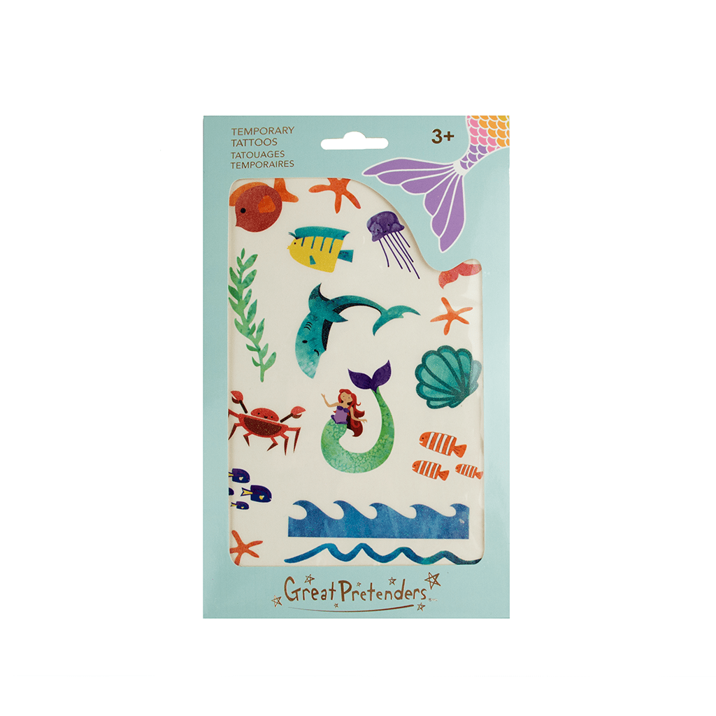Great Pretenders Costumes - Temporary Tattoos - Mermaid-Mountain Baby
