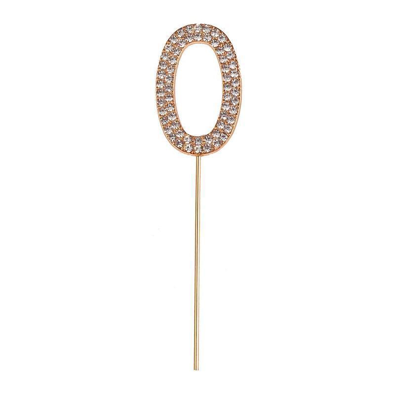 Great Pretenders Party Supplies - Cupcake Toppers - Rhinestone Numbers-Mountain Baby