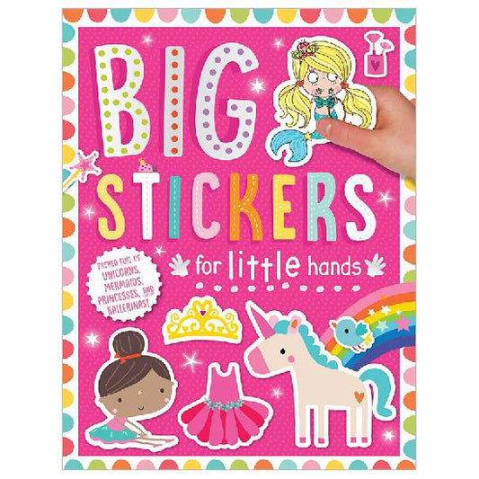 Activity Sticker Book - Big Stickers For Little Hands - Pink-Mountain Baby