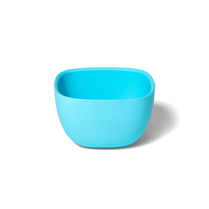 Avanchy La Petite Silicone Bowl - Blue-Mountain Baby