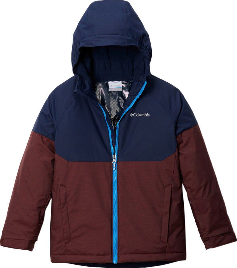 Columbia Jacket - Alpine Action 2 (Youth) - Elderberry Heather/Navy-Mountain Baby