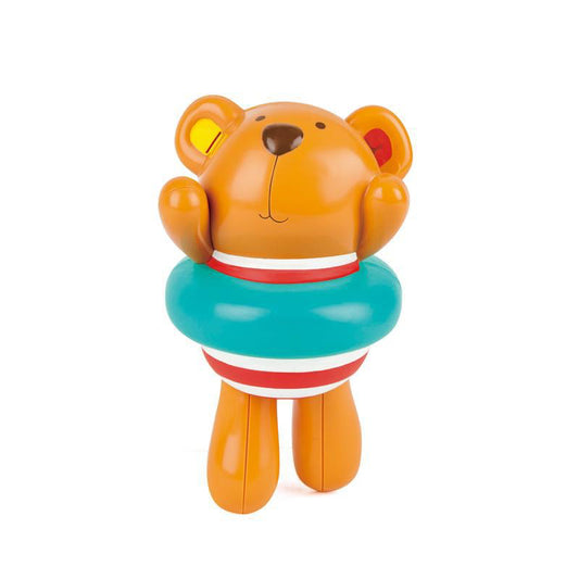Hape Bath Toys - Teddy Swimmer Wind-Up-Mountain Baby