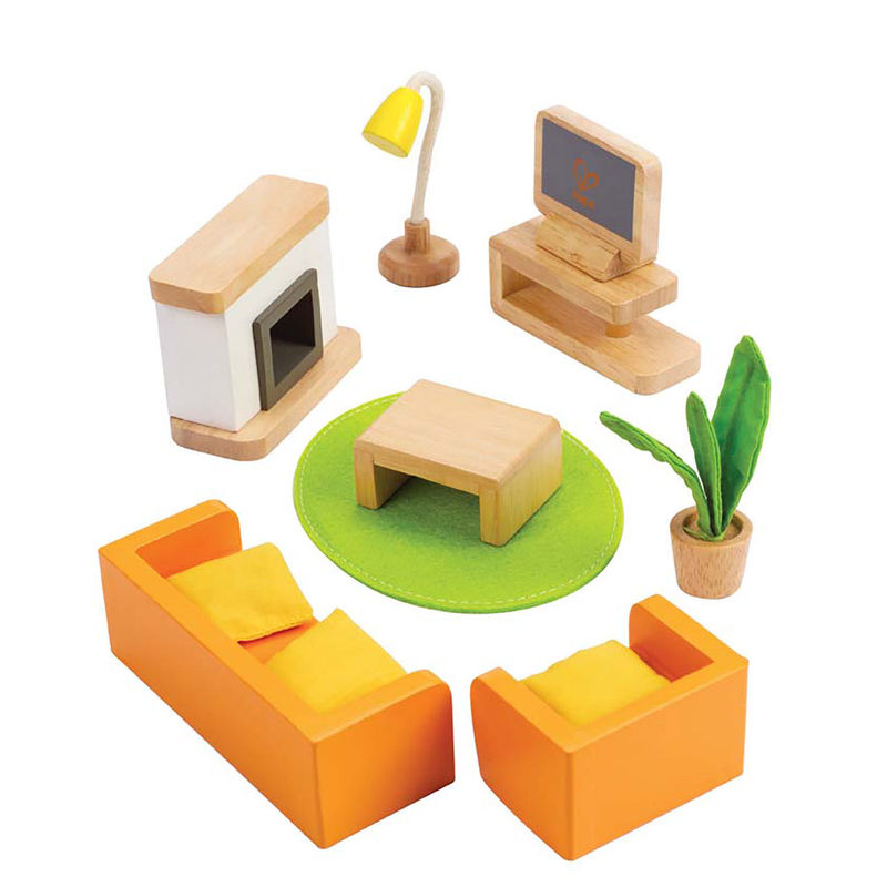 Hape Doll House - Media Room-Mountain Baby