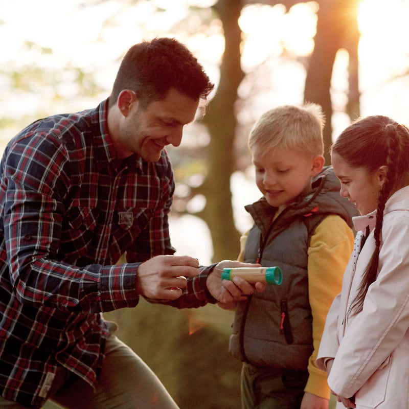 Hape Nature Hand Powered Flashlight-Mountain Baby