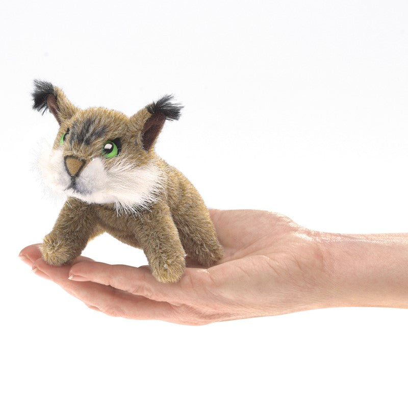 Folkmanis Puppets - Mini Bobcat-Mountain Baby