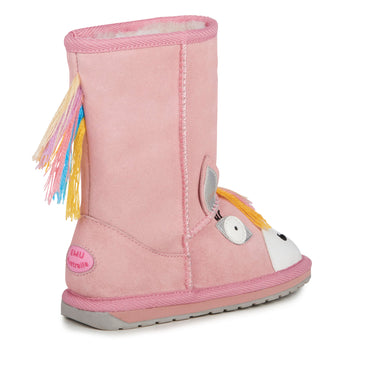 Emu Winter Boots - Magical Unicorn Walker - Pink-Mountain Baby