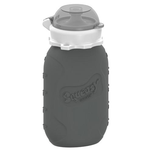 Squeasy Gear Food Pouch Snacker - 6oz - Grey-Mountain Baby