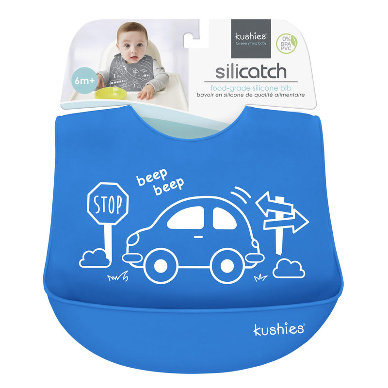 Kushies Silicatch Bib-Mountain Baby
