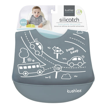 Kushies Silicatch Bib-Mountain Baby