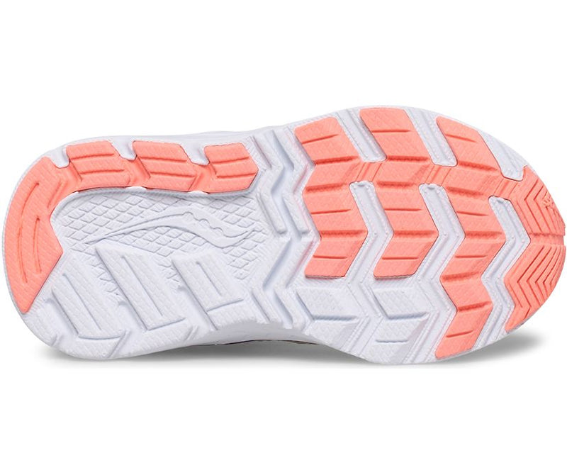 Saucony Cohesion 14 A/C Jr. Runner - Silver/Periwinkle/Turquoise-Mountain Baby