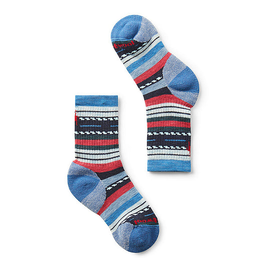 SmartWool Medium Hiking Socks - Crew Margarita - Neptune Blue-Mountain Baby