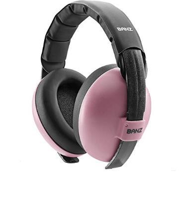 Banz Baby Earmuffs - 0-2 Year - Petal Pink-Mountain Baby