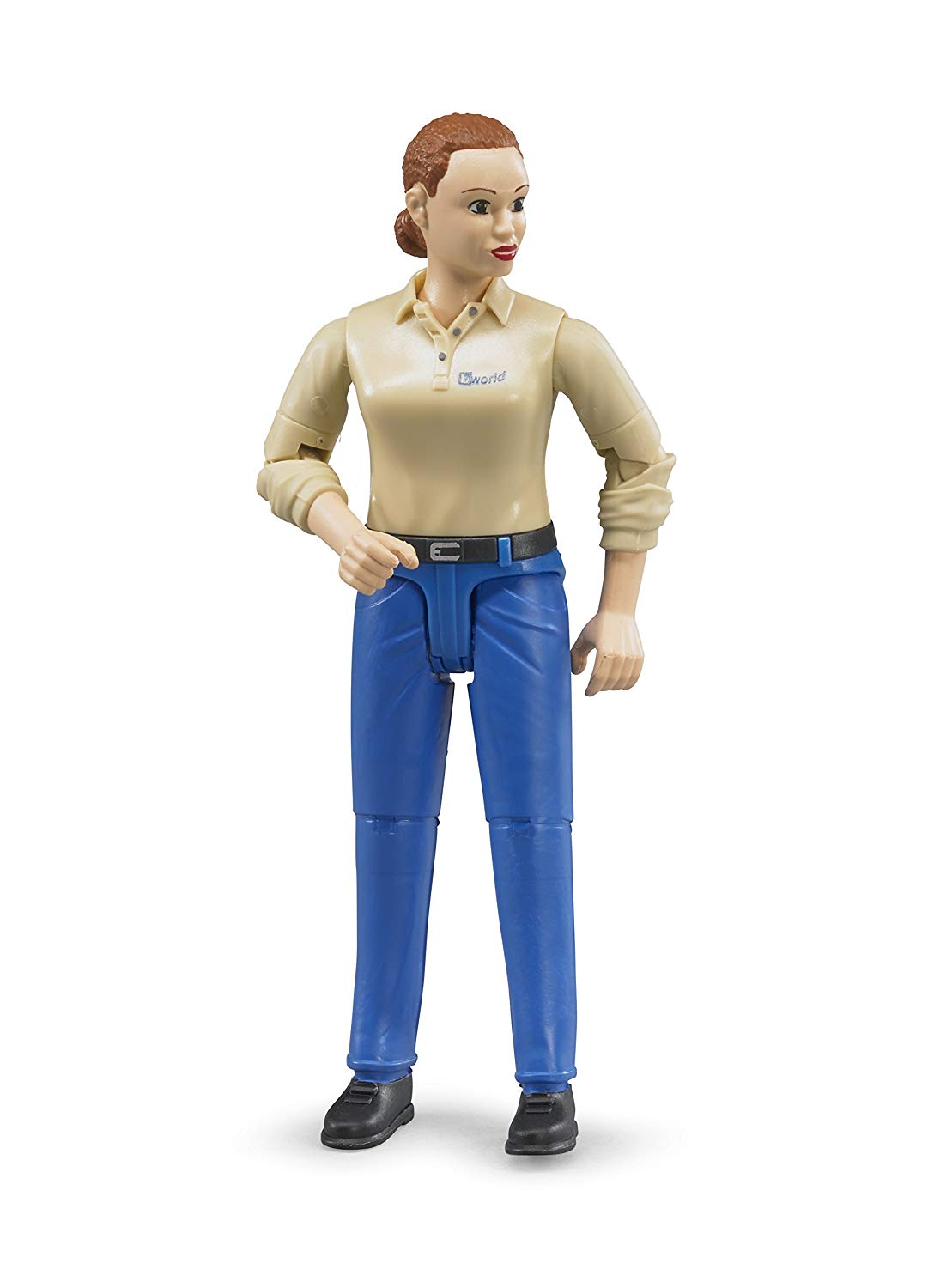 Bruder Figure - Woman Light Skin Blue Jeans-Mountain Baby
