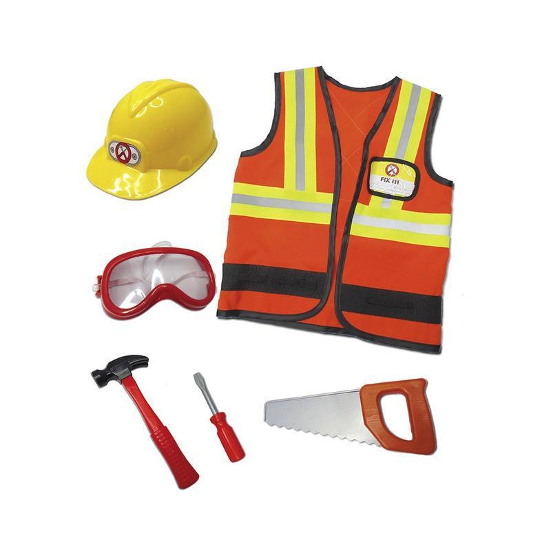 Great Pretenders Costumes - Construction Worker with Accessories-Mountain Baby