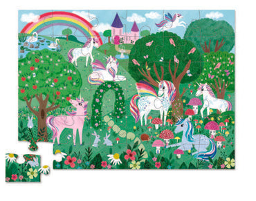 Crocodile Creek Puzzle - 36pc Floor - Unicorn Dreams-Mountain Baby