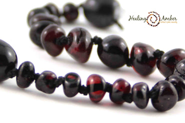 Healing Amber Polished Necklace - 13"-Mountain Baby