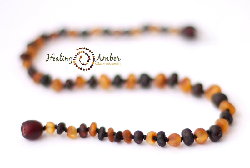 Healing Amber Raw Necklace - 11"-Mountain Baby