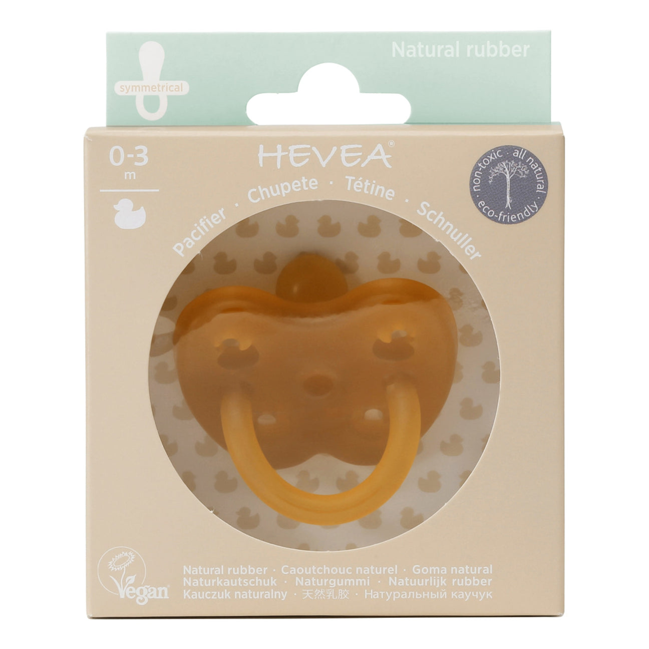 Hevea Soother Pacifier - Symmetrical - Classic-Mountain Baby