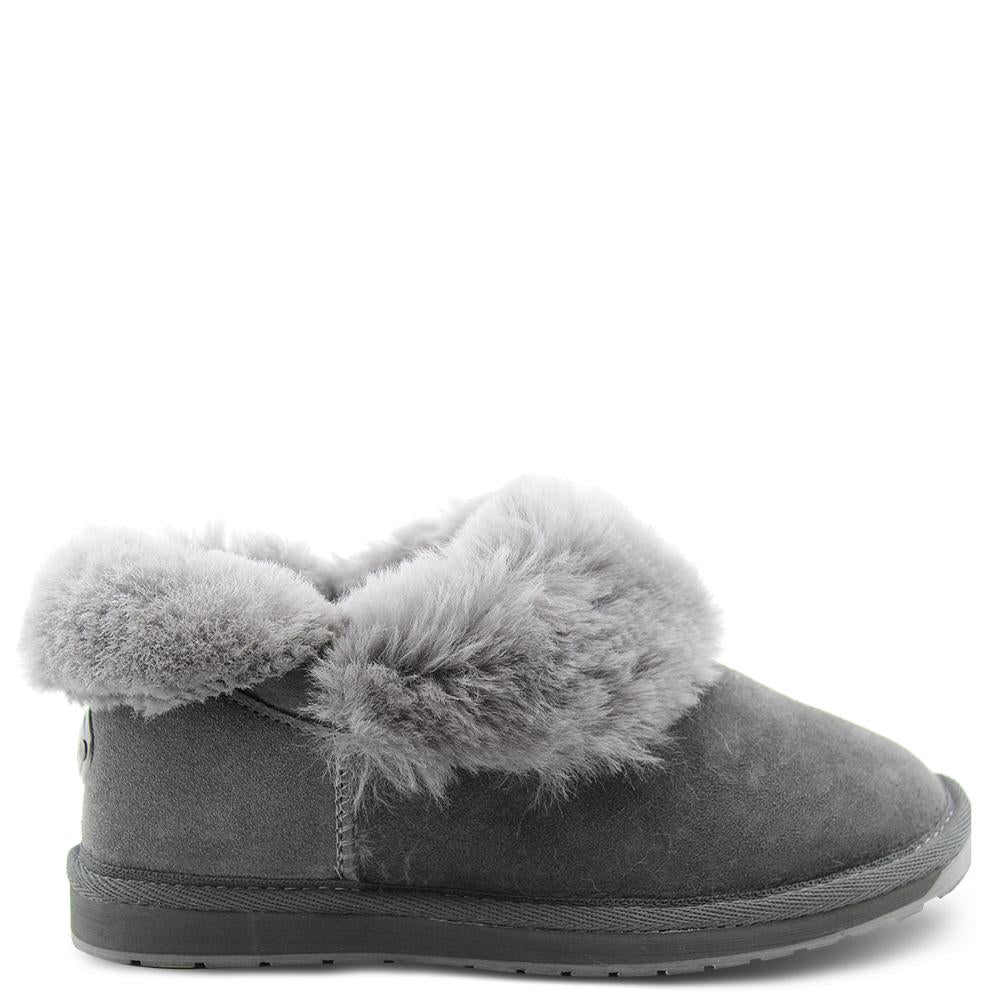 Emu Slipper - Mintaro Kids - Charcoal-Mountain Baby