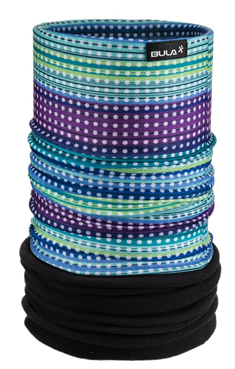 Bula Neck Gaiter - Microfleece - Dots Blue-Mountain Baby