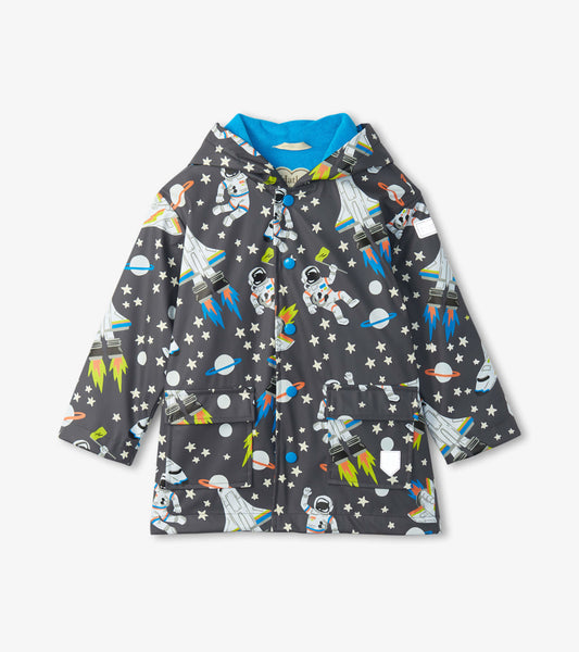 Hatley Splash Raincoat - Colour Changing - Outer Space-Mountain Baby
