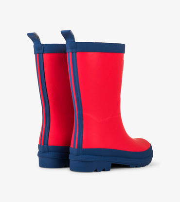 Hatley Rain Boots - Matte Red & Navy-Mountain Baby