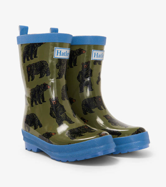 Hatley Rain Boots - Shiny Wild Bears-Mountain Baby