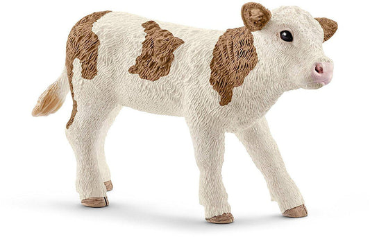 Schleich Animal Figurine - Simmental Calf-Mountain Baby